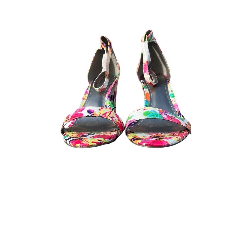 NWOT Women siz 11 spring multi colored open toe sandal ankl strap by Worthington - Picture 2 of 5